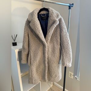 Excellent condition j.crew teddy coat